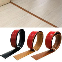 Peel Stick Edge Trim Pvc Floor Trim Self-adhesive Pvc Floor Transition Strips for Joining of Tile Wood Laminate Floors Easy