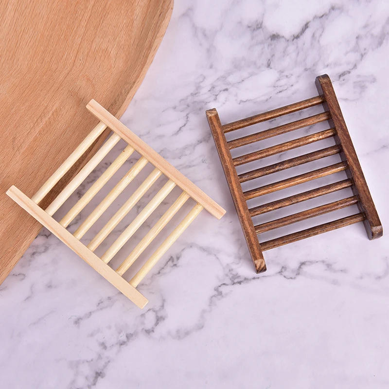 Description Picture 6 of itemWooden Soap Dish Storage Tray Holder Bath Shower Natural Wood Plate Bathroom