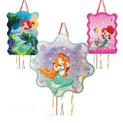 Disney Mermaid Pinatas Birthday Party 1pcs/lot Ariel Princes Deco Piñata Event Party Decoration Girl Boys Kids Favors DIY Pinata