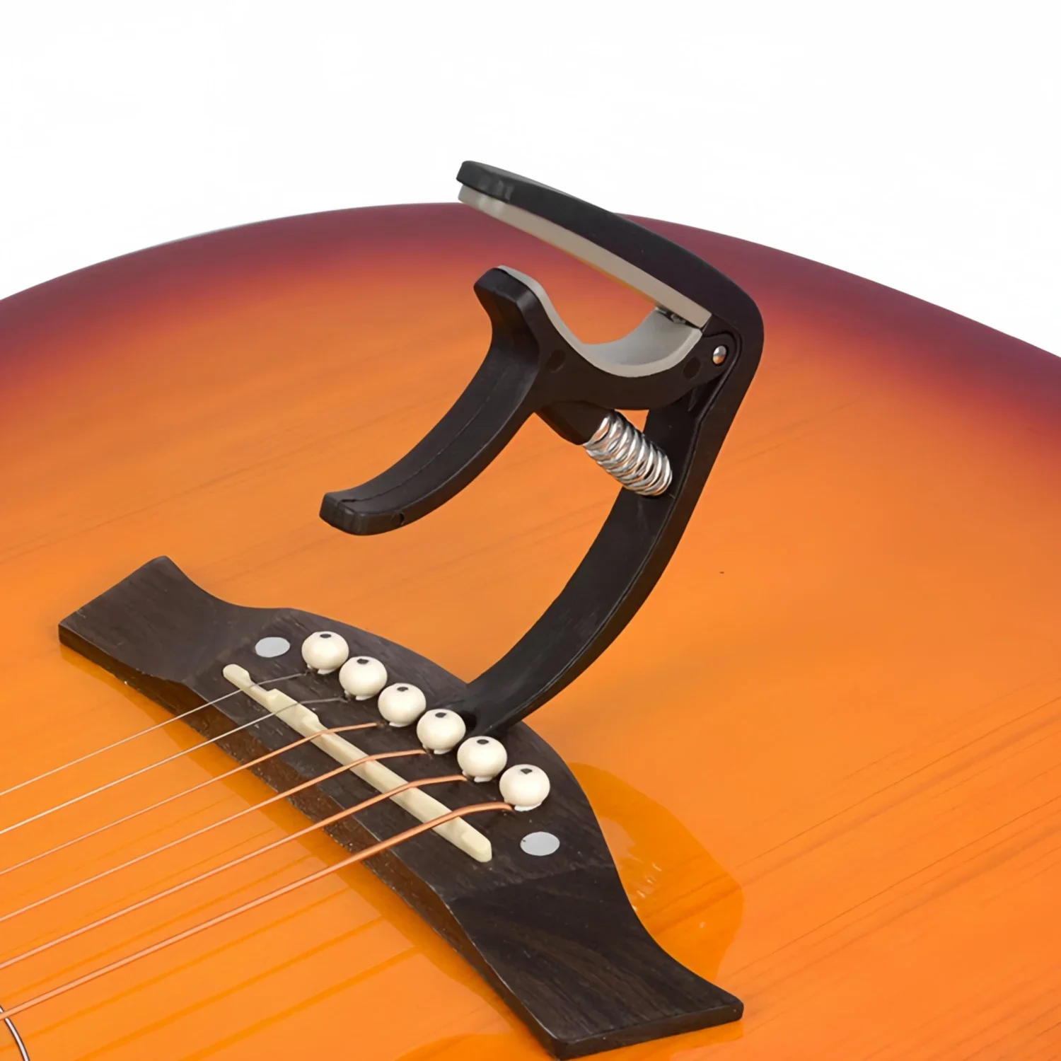 Description Picture 4 of itemUniversal Capo Guitar Accessories Change Clamp Key High Quality Guitar Capo Ukulele Tuning Clamp For Acoustic Classic Guitar