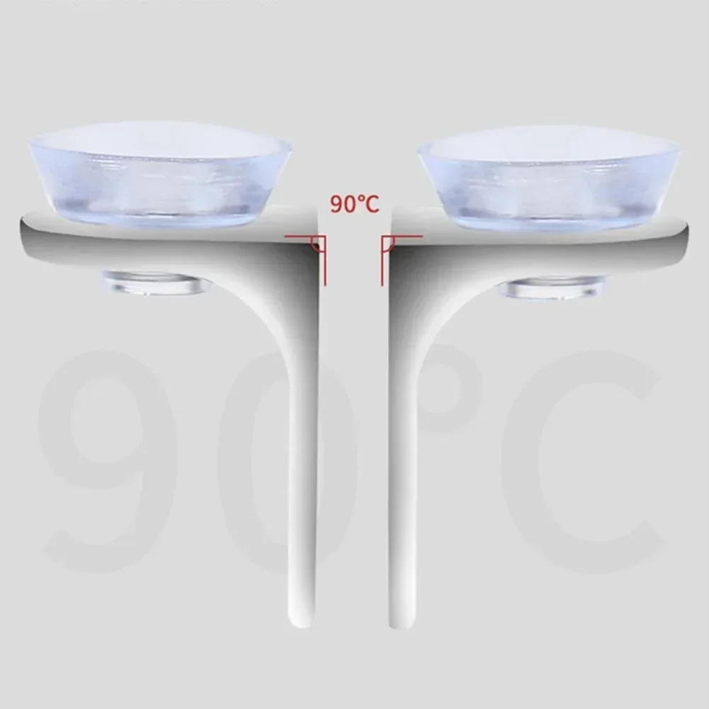Description Picture 5 of item20Pcs Right Angle Glass Shelf Suction Cup Fixing Support Clip Bracket Clamp Holder For Board Cabinets Wardrobes Furniture