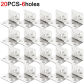 20pcs-6holes