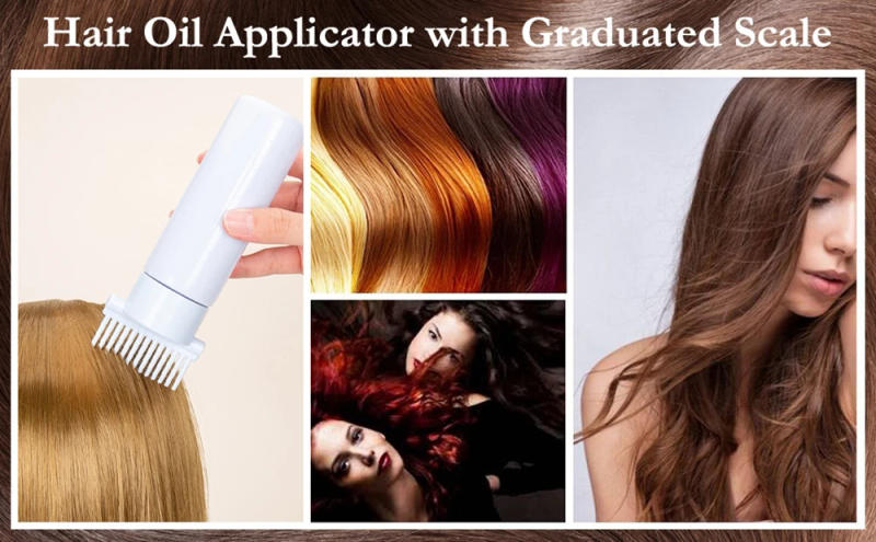 Description Picture 4 of item120ml Hair Dye Applicator Refillable Shampoo Bottle Hair Oil Brush Bottles Root Comb Barber Hair Coloring Dyeing Styling Tools