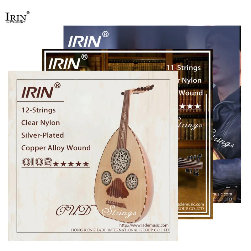 Description Picture 2 of itemIRIN OUD Strings Turkey Oud Arab Lute Strings O102 12 Courses Strings Clear Nylon And Silver-Plated Copper Alloy Wound String