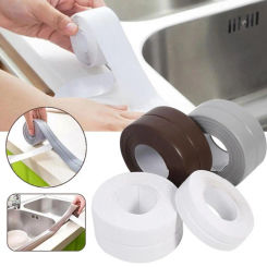 Professional Mildew-proof Caulk Tape Countertop Self Adhesive Shower Tile Sealer Toilet Bathroom Tub Sealing Tape Household