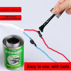 260ml Waterproof Liquid Electrical Tape Insulating Tape Repair Rubber Electrical Wire Cable Paste Coat Fix Line Glue Fast Drying