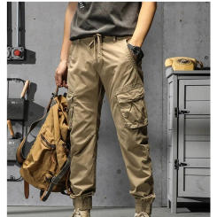 Citylink TacTic Straight Leg Leggings Men's 2024 Spring New Casual Slim Fit Cropped Pants For Men