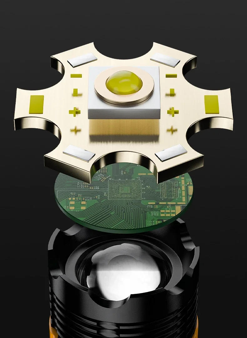 Description Picture 4 of itemFLSTAR FIRE MINI LED Flashlight 3 Modes USB Charging Portable High-power Torch Outdoor Camping Waterproof Emergency Lantern