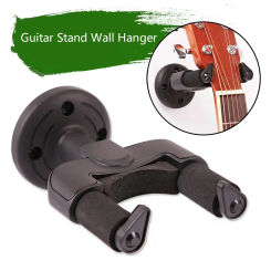 Guitar Self-lock Hanger Stand Wall Mount Holder Hook for Electric Guitar Acoustic Mandolin Ukulele Guitar Bass Screw Accessories