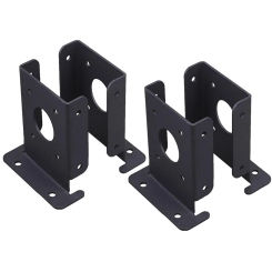 2pcs Adjustable Pergola Post Anchor Base Brackets Kit For Deck Railing Mailbox Multifuctional Metal Post Brackets