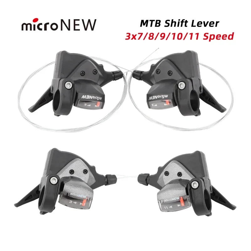 Description Picture 2 of itemMicroNEW Bicycle Derailleur 3x7 3x8 3x9 3x10 3x11 Speed MTB Front Rear Shift Lever Mountain Bike Shifter Cycling Parts