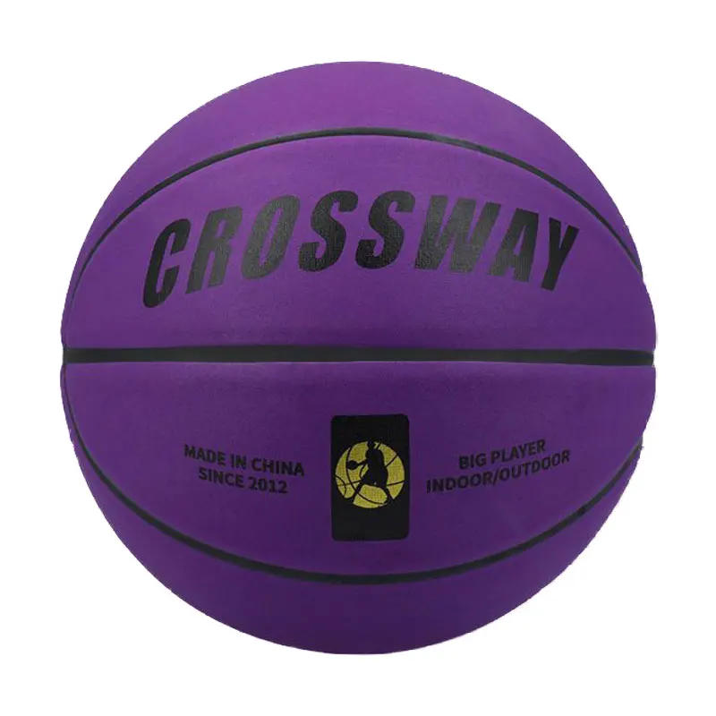 Description Picture 3 of itemSoft Microfiber Basketball Size 7 Wear-Resistant Anti-Slip Waterproof Outdoor & Indoor Professional Basketball Ball Purple