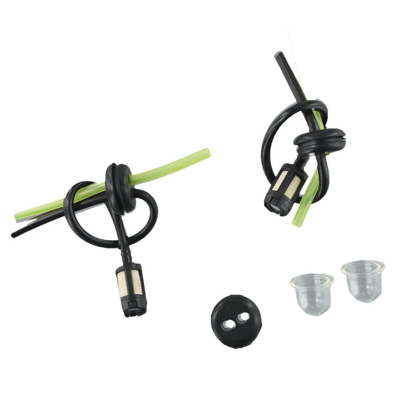 Description Picture 6 of item2Set Fuel Filter Fuel Hose Seal With Priming Bulbs For Brushcutter Hedge Trimmer Replace Parts Engine Fuel Tank Gasoline Filter