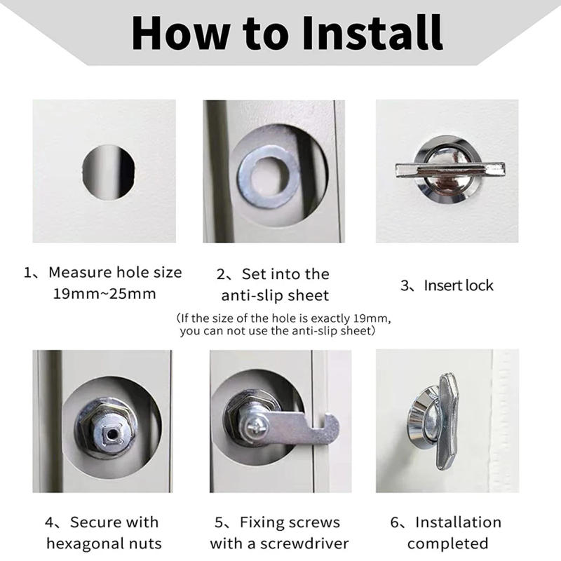 Description Picture 4 of itemSafe Latch Cam Lock Locker Lock Mailbox Lock Practical For Camper Van High Quality Drawers Lock For Cabinet Boxes