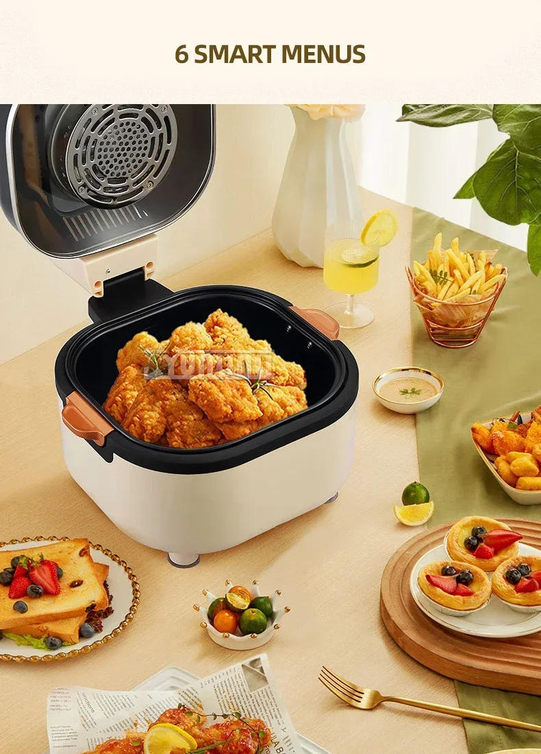 Description Picture 6 of itemHousehold Multi-Functional 6L Large Capacity Air Fryer Intelligent Integrated Deep Frying Pan