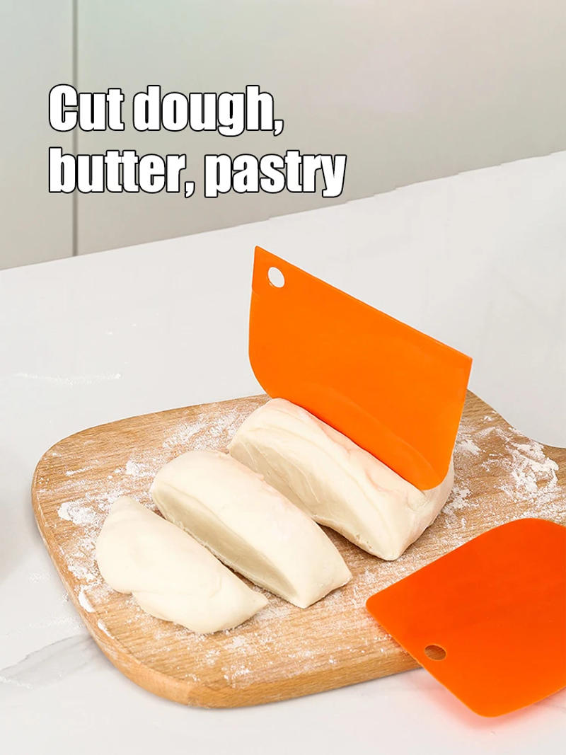 Description Picture 4 of itemCake Scraper Set of 6 Baking Tools Dough Noodle Cake Cutting Knife Cream Scraper Multi Specification Cake Scraper