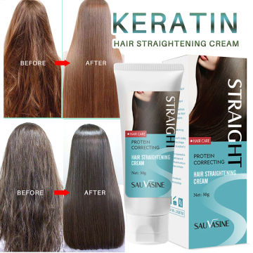 Keratin Straight Hair Cream Smoothes Hair Smoothe Hair Improve Hair Quality Reduce Dryness Provides Permanent Straight Hair Care