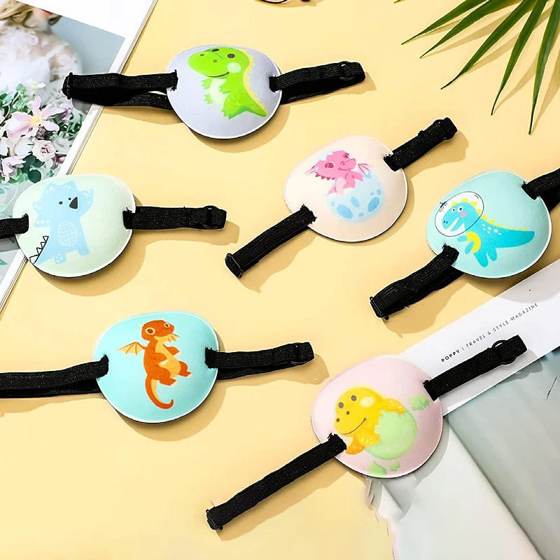 Description Picture 4 of item1 Pcs Child Occlusion Medical Eye Patch Obscure Astigmatism Training Eyeshade Amblyopia Eye Patches Cosplay Pirate Multiple Use