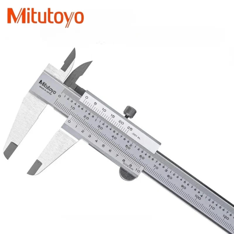 Description Picture 2 of itemMitutoyo Calipers 530-119 Measurement Scale Gauges Vernier Caliper 6in 0-150mm 200mm 300mm Precision 0.02mm Stainless Steel Tool