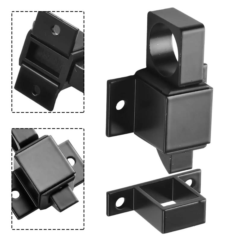 Description Picture 6 of itemAutomatic Door Bolt Latch Home Window Gate Security Pull Ring Aluminum Alloy Spring Bounce Door Bolt Self-Closing Latch Lock