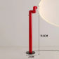 Red floor lamp