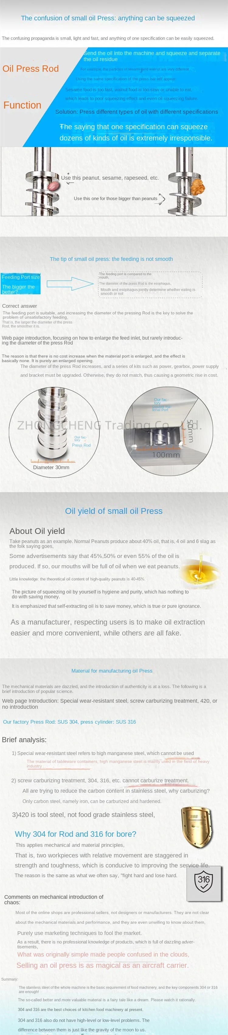 Description Picture 5 of itemOil Presser Household Small Commercial Peanut Sesame Rapeseed Flax Hot And Cold Fried Oil Press 220V