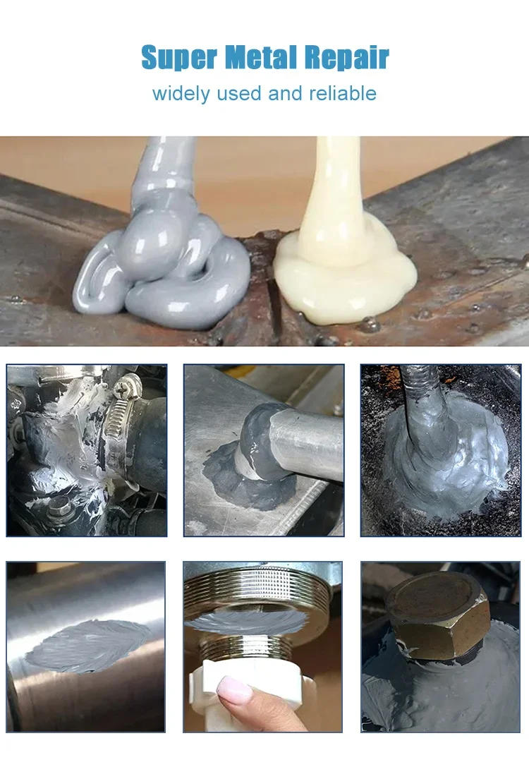 Description Picture 6 of itemAB Type Casting Repair Glue High Temperature Resistant Liquid Metal Welding Filler Metal Repair Glue Super Strong Sticks Sealers