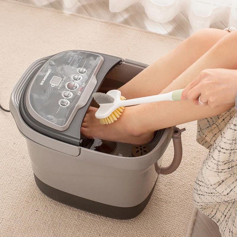 Description Picture 6 of itemComfort Long Handle Toe Cleaning Brush Foot Grinding Ergonomic Shower Foot Cleaning Tool Deep Cleaning Feet Scrubber For Seniors