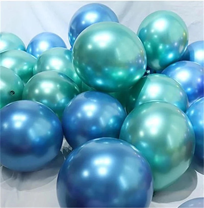 Description Picture 3 of item15pcs Chrome Metallic Mermaid Latex Balloons Set Happy Birthday Party Decorations Adult Kids Baby Shower Wedding Globos Supplies