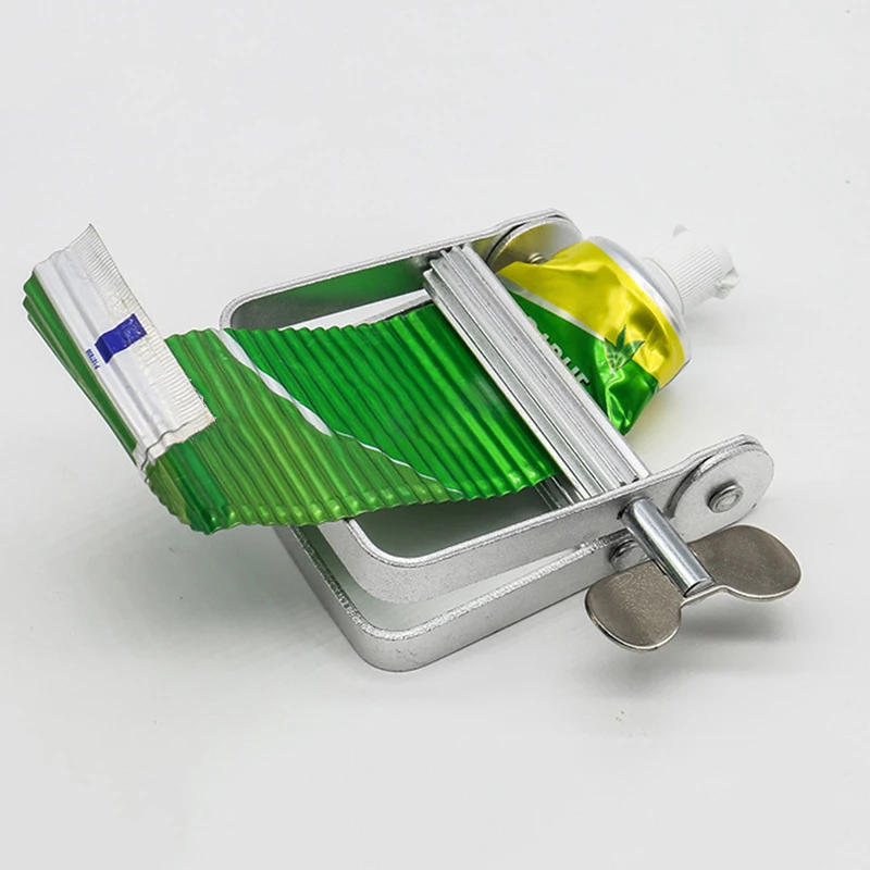 Description Picture 2 of itemToothpaste Squeezer Tooth Paste Holder Household Bathroom Tools Tube Cosmetics Press Facial Cleanser Rolling Squeezing Dispenser