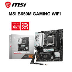 New MSI B650M GAMING WIFI motherboard AMD B650 DDR5 Wi-Fi 6E Socket AM5 mATX mainboard supports Ryzen 7000 8000 9000 Series CPU