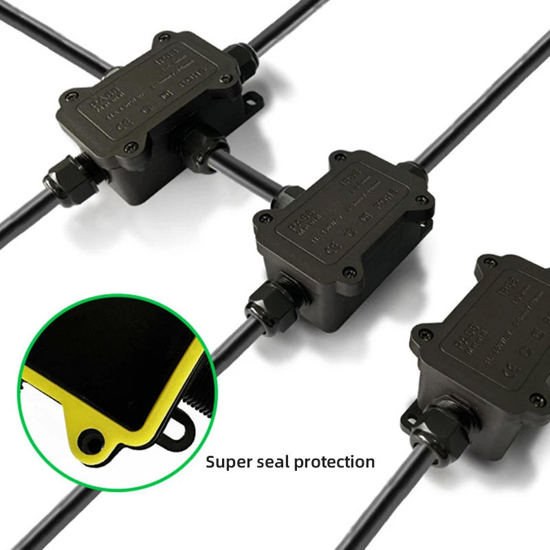 Description Picture 5 of itemOutdoor Waterproof Junction Box with Terminal IP68 450V 3-10mm Branch Wiring Connector Street Lamp Designed for Buried Wires