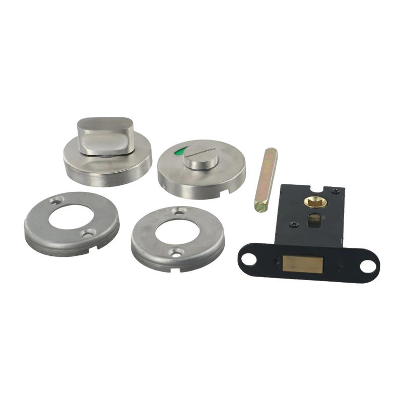 Description Picture 6 of itemBathroom Indicator Bolt Privacy WC Toilet Door Lock Public Toilet Stainless Steel Latch Lock For Shower Cubicles & Bathroom