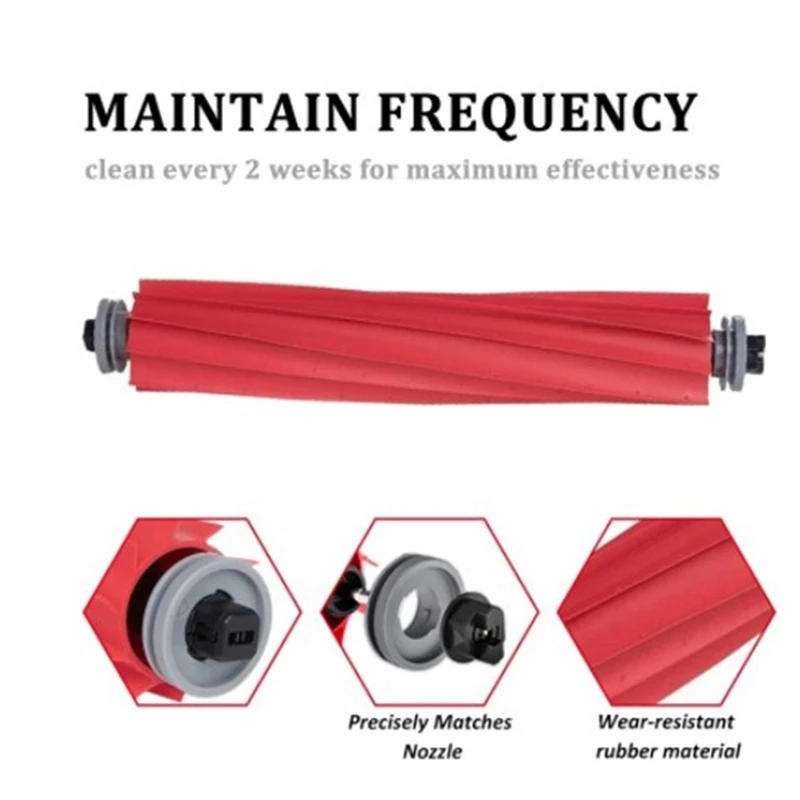 Description Picture 5 of item18PCS Mop Cloth Main Side Brush For Roborock T8/Q7 Max / Max+ Robot Vacuum Cleaner Accessories For Floor Cleaning