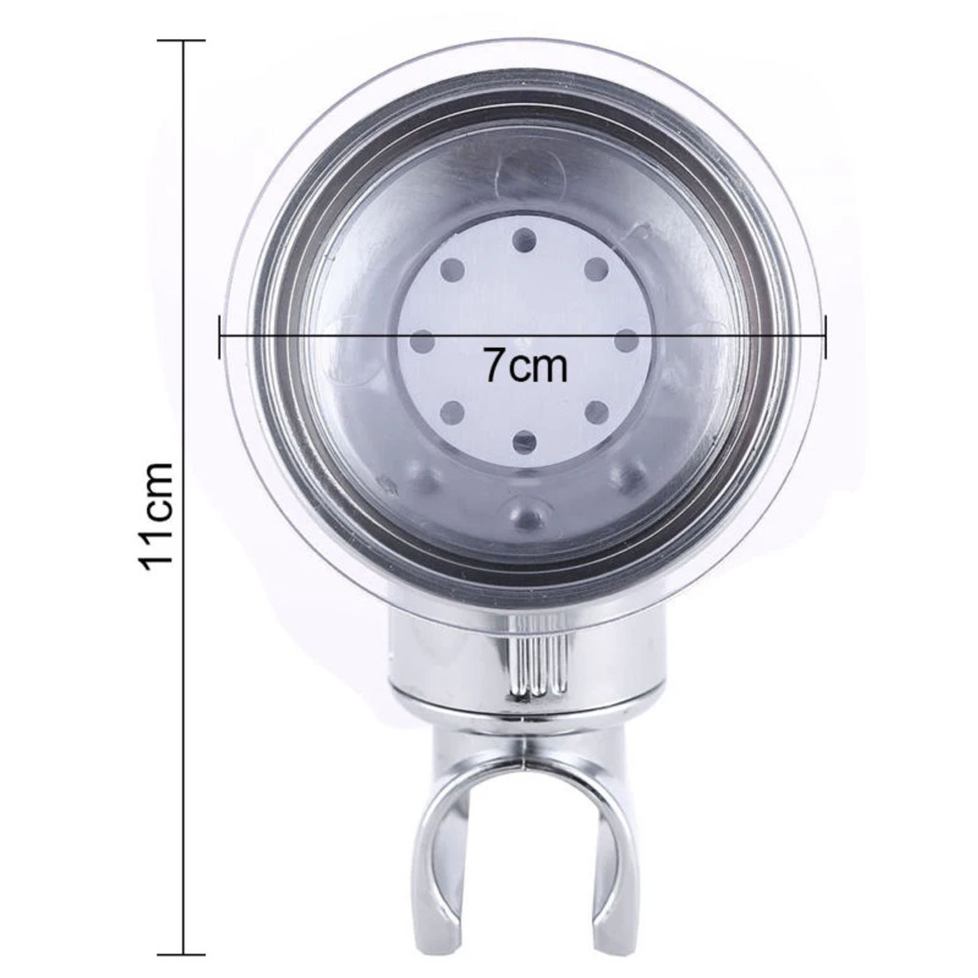 Description Picture 5 of itemBracket Shower Head Holder Easy to install No drilling Bathroom Suction Cup Wall Mounted Adjustable Hot Useful New