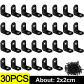 30pcs-2x2cm