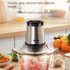220V SUPOR Meat Grinder, Electric Meat Mincer and Vegetable Chopper, Multi-functional Home-use Food Processor