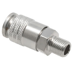 Thread Female Head Pneumatic Connector Coupler Coupling Connector EU Standard For Air Compressor G1/4 Male Thread Pneumatic