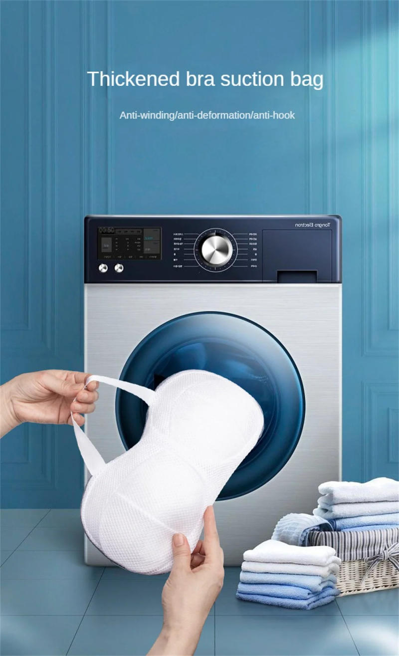 Description Picture 3 of item1PC Bra Laundry Bag Underwear Wash Package Brassiere Clean Pouch Anti Deformation Mesh Pocket Special For Washing Machine