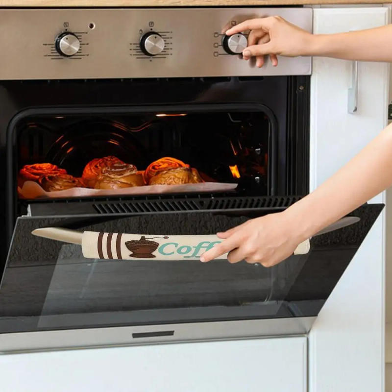 Description Picture 2 of itemRefrigerator Door Handle Cover Kitchen Appliance 3Pcs Keep Kitchen Appliance Clean Decor Fridge Oven Handle Coffee Design