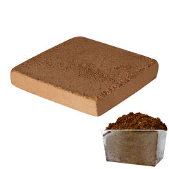 Organic Compressed Coco Coir Brick Coconut Fiber Organic Soil Plant Grow Medi Nutritious Soil Coconut Coir Compound Fertilizer