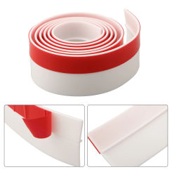 1M PVC Floor Threshold Seam Edge Trim Sealing Strip Self-adhesive Door Bottom Anti-collision Rubber Strip Protective Carpet Mat