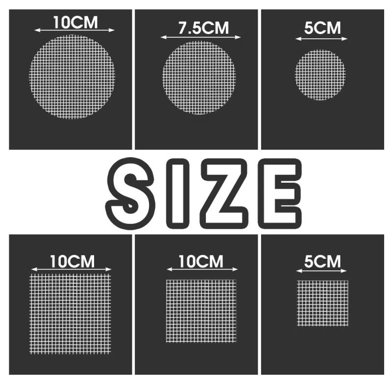 Description Picture 2 of item50/20PCS Bonsai Tool Flowerpot Bottom Net Sheet White Drainage Hole Screens Mat Pest Control Prevent Soil Loss Breathable Gasket