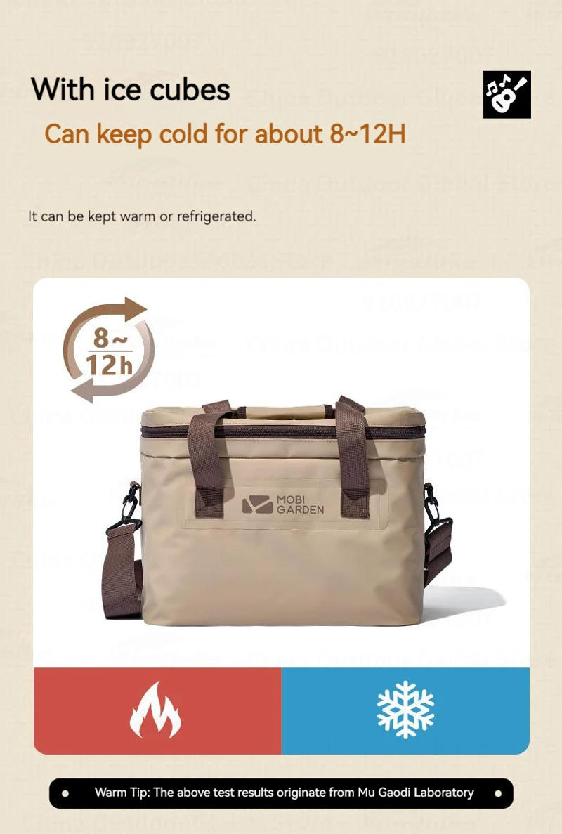 Description Picture 3 of itemMOBI GARDEN 20L Ice Cooler Insulated Bag for Camping Outdoor Picnic Beach Drinks Beer Travel Food Storage Bag Leakproof PVC Pack