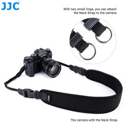 JJC Padded Soft Camera Shoulder Neck Strap Belt with Quick Release for Sony A7CR A7CII A7RV A9III Canon R100 Rebel T7 T8i T7i