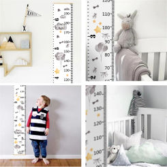 Kids Growth Chart Wall Hanging Decals Sticker For Kids Room Decor Baby Child Height Measurement Ruler Growth Chart for Nursery