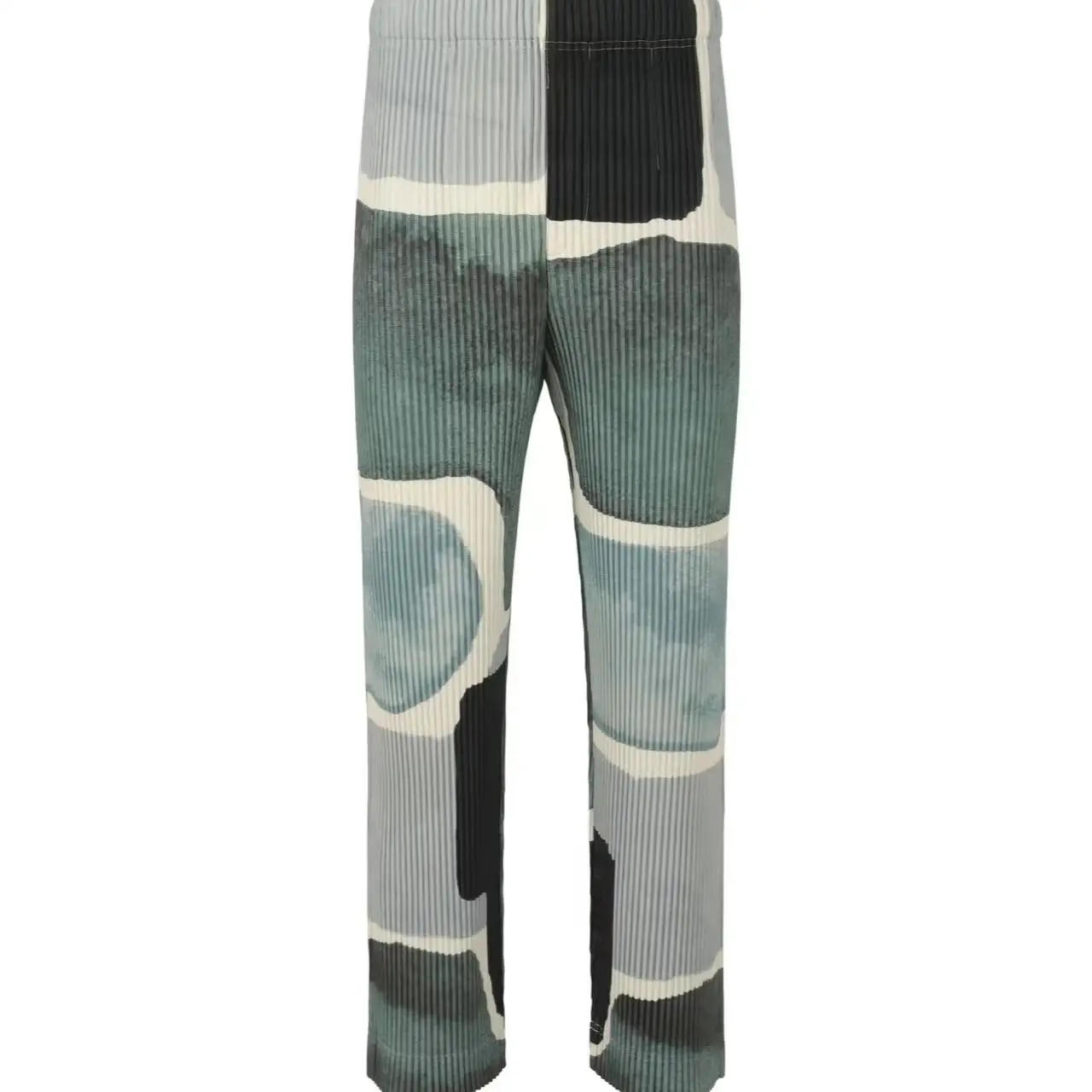 Description Picture 6 of itemMiyake Original Print Pleated Pants 2024 Spring Summer New Personalized Printing Casual Pants Fashion Versatile Men's Clothing