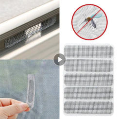 Window Door Screen Repair Patch Repair Kit Indoor Anti-Insect Fly Mosquit Window Drainage Hole Ventilatie Cover Mosquito Net