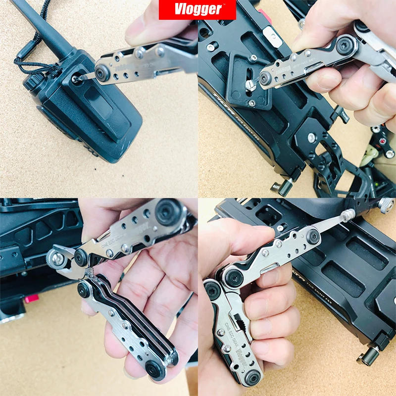 Description Picture 5 of itemVlogger Camera Accessories Tool KIT Multi functional combination screwdriver for Photographer For Camer Monitor Lighting Mic LED