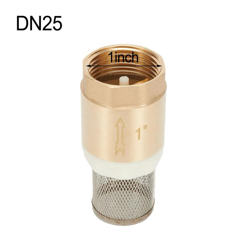 Description Picture 6 of itemBrass Foot Internal Thread Valve DN25 Check Stainless Steel Suction Basket With Steel Strainer Filter For Water Pump